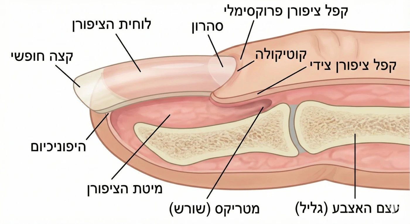 האנטומיה של הציפורניים